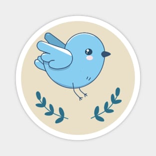 cute blue bird Magnet